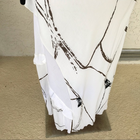 ✨Jacques Ruc Ruffled Layered Maxi Skirt SzXL - Picture 6 of 6